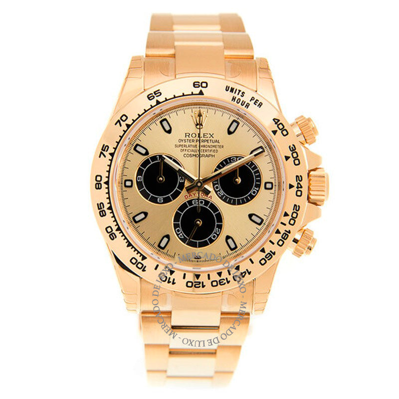 Relógio Cosmograph Daytona Mostrador Preto e Champanhe 40 mm - Mercado de Luxo - O Maior E-Commerce de Bens, Produtos e Serviços de Luxo do Brasil.