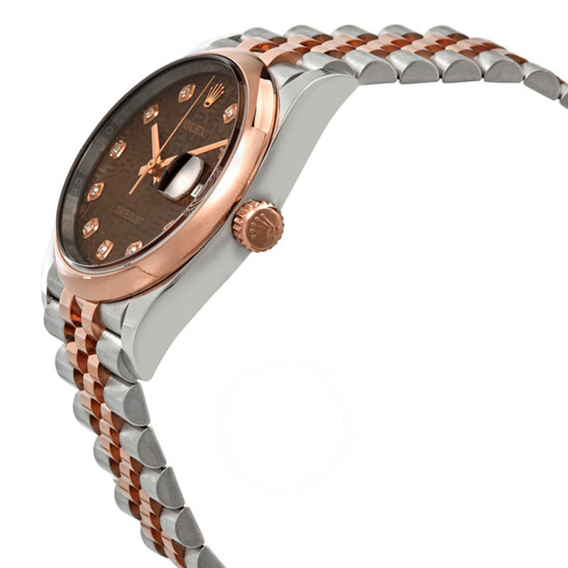 Relógio Datejust 36 Chocolate Jubilee Mostrador de Diamante 36 mm - Mercado de Luxo - O Maior E-Commerce de Bens, Produtos e Serviços de Luxo do Brasil.