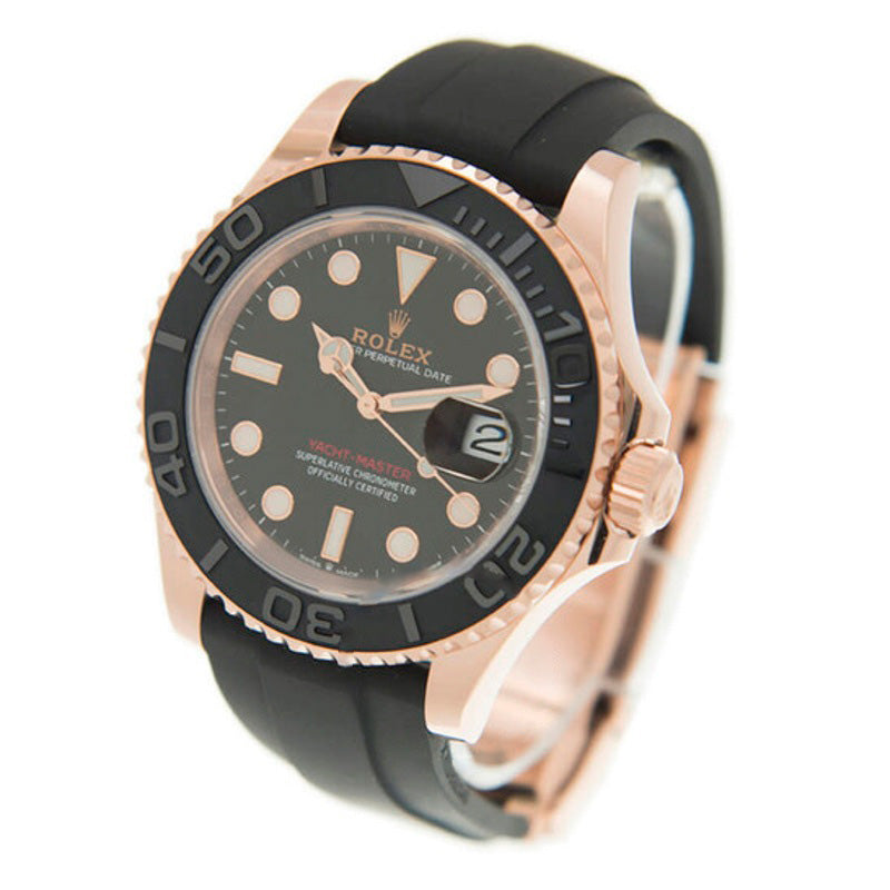 Relógio Yacht-Master 18kt Everose Gold Mostrador Preto 40 mm - Mercado de Luxo - O Maior E-Commerce de Bens, Produtos e Serviços de Luxo do Brasil.