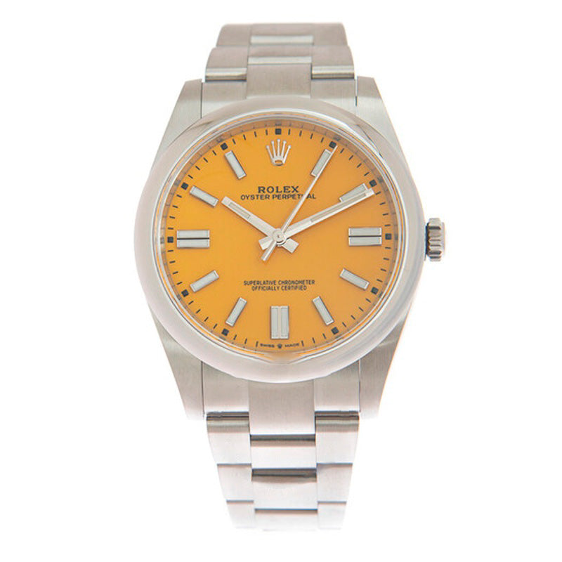 Relógio Oyster Perpetual 41 Automático Mostrador Amarelo 41 mm - Mercado de Luxo - O Maior E-Commerce de Bens, Produtos e Serviços de Luxo do Brasil.