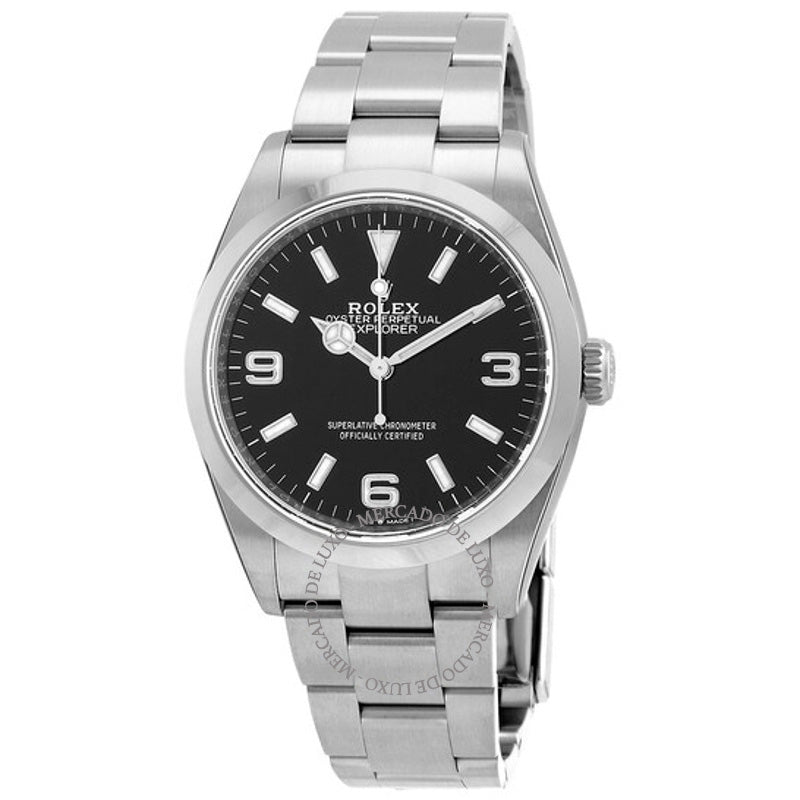 Relógio Explorer Cronômetro Automático Mostrador Preto 36 mm - Mercado de Luxo - O Maior E-Commerce de Bens, Produtos e Serviços de Luxo do Brasil.
