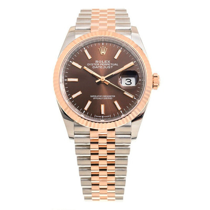 Relógio Datejust Cronômetro Automático Mostrador Marrom  - Mercado de Luxo - O Maior E-Commerce de Bens, Produtos e Serviços de Luxo do Brasil.