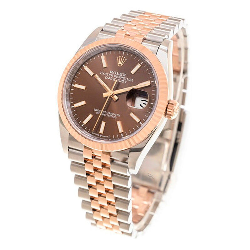 Relógio Datejust Cronômetro Automático Mostrador Marrom  - Mercado de Luxo - O Maior E-Commerce de Bens, Produtos e Serviços de Luxo do Brasil.