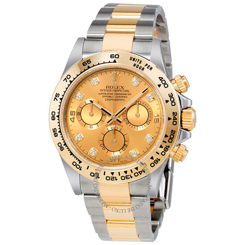 Relógio Cosmograph Daytona Champagne Mostrador Diamante 40 mm - Mercado de Luxo - O Maior E-Commerce de Bens, Produtos e Serviços de Luxo do Brasil.