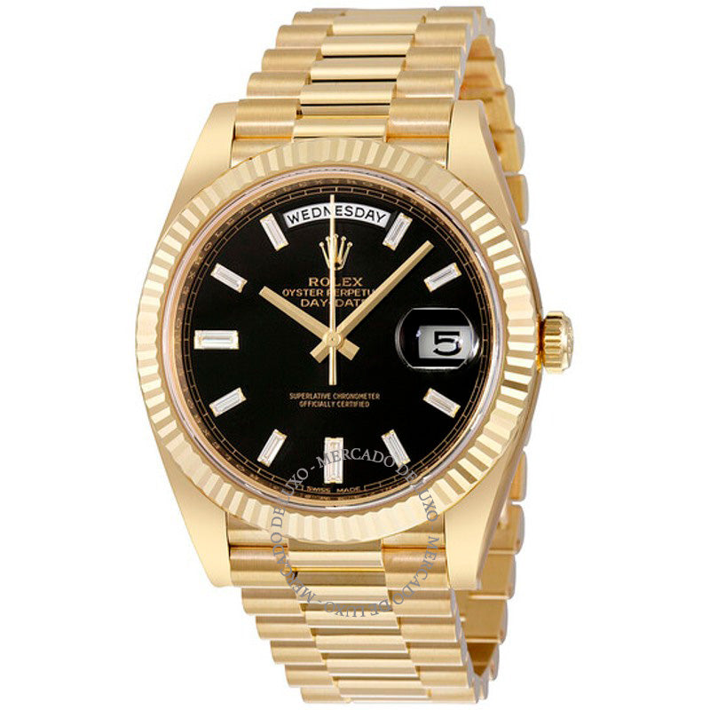 Relógio Oyster Perpetual Ouro Amarelo 18K Diamante 40 mm - Mercado de Luxo - O Maior E-Commerce de Bens, Produtos e Serviços de Luxo do Brasil.