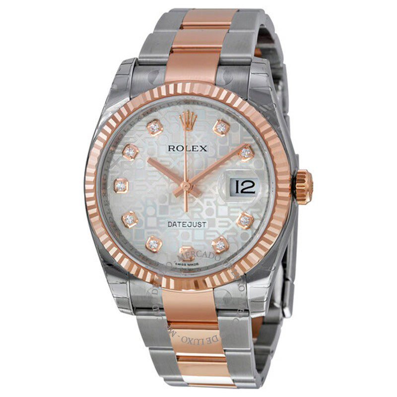 Relógio Oyster Perpetual Datejust 36 Mostrador Prateado 36 mm - Mercado de Luxo - O Maior E-Commerce de Bens, Produtos e Serviços de Luxo do Brasil.