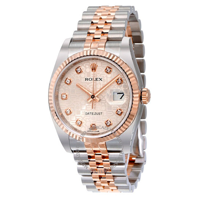 Relógio Oyster Perpetual Datejust 36 Mostrador Prateado 36 mm - Mercado de Luxo - O Maior E-Commerce de Bens, Produtos e Serviços de Luxo do Brasil.