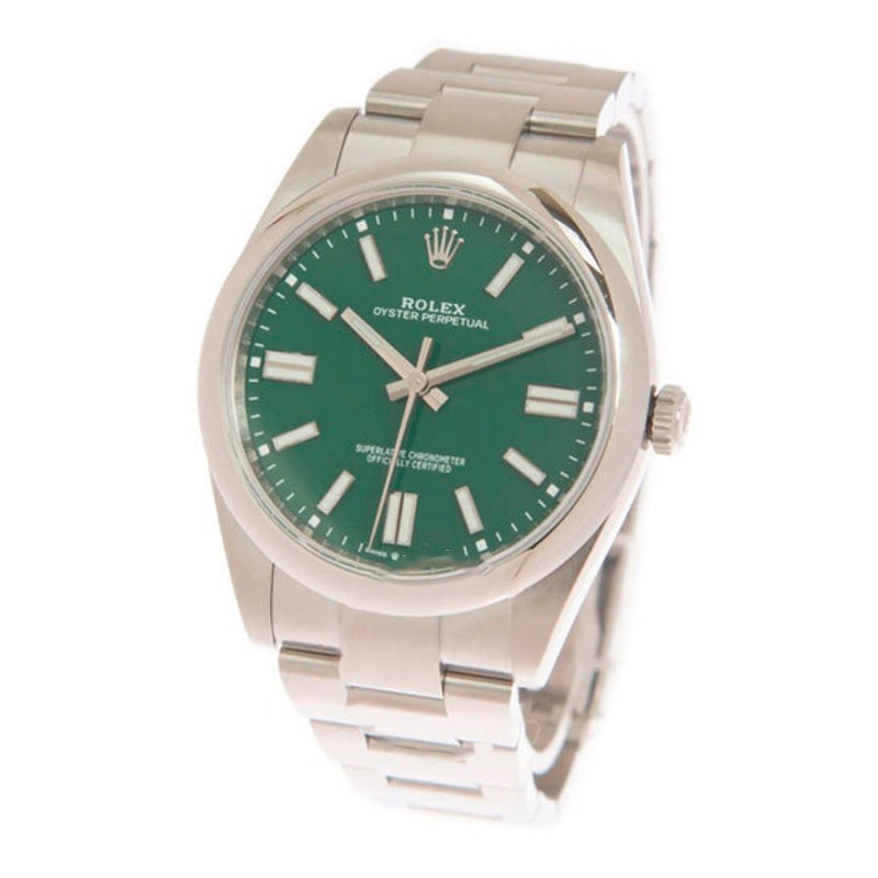 Relógio Oyster Perpetual 41 Automático Mostrador Verde 41 mm - Mercado de Luxo - O Maior E-Commerce de Bens, Produtos e Serviços de Luxo do Brasil.