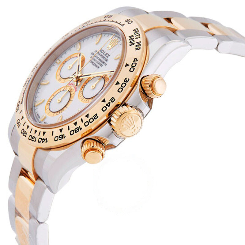 Relógio Daytona Cronógrafo Automático Mostrador Branco 40 mm - Mercado de Luxo - O Maior E-Commerce de Bens, Produtos e Serviços de Luxo do Brasil.