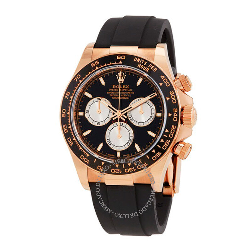 Relógio Daytona Cronógrafo Automático Mostrador Preto 40 mm - Mercado de Luxo - O Maior E-Commerce de Bens, Produtos e Serviços de Luxo do Brasil.