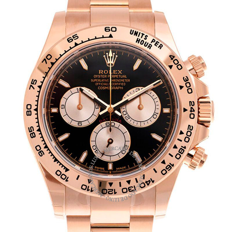 Relógio Daytona Cronógrafo Automático Mostrador Preto 40 mm - Mercado de Luxo - O Maior E-Commerce de Bens, Produtos e Serviços de Luxo do Brasil.