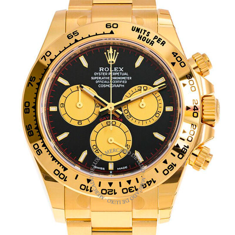Relógio Daytona Cronógrafo Automático Mostrador Preto 40 mm - Mercado de Luxo - O Maior E-Commerce de Bens, Produtos e Serviços de Luxo do Brasil.