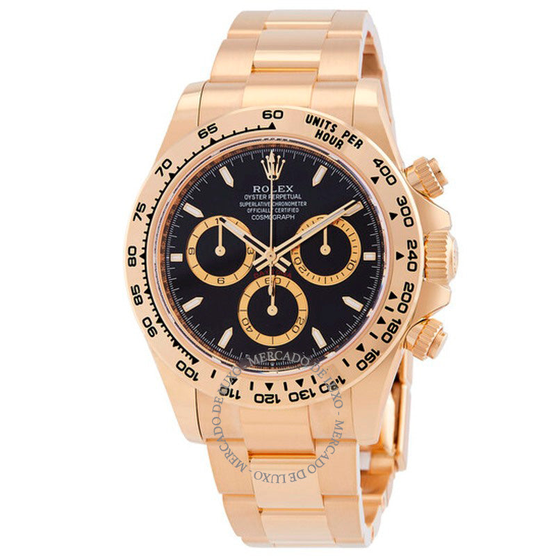 Relógio Daytona Cronógrafo Automático Mostrador Preto 40 mm - Mercado de Luxo - O Maior E-Commerce de Bens, Produtos e Serviços de Luxo do Brasil.