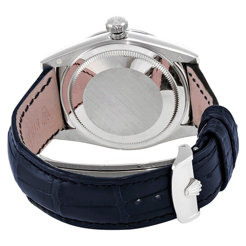 Relógio Cronômetro Automático Day-Date Mostrador Azul 36 mm - Mercado de Luxo - O Maior E-Commerce de Bens, Produtos e Serviços de Luxo do Brasil.