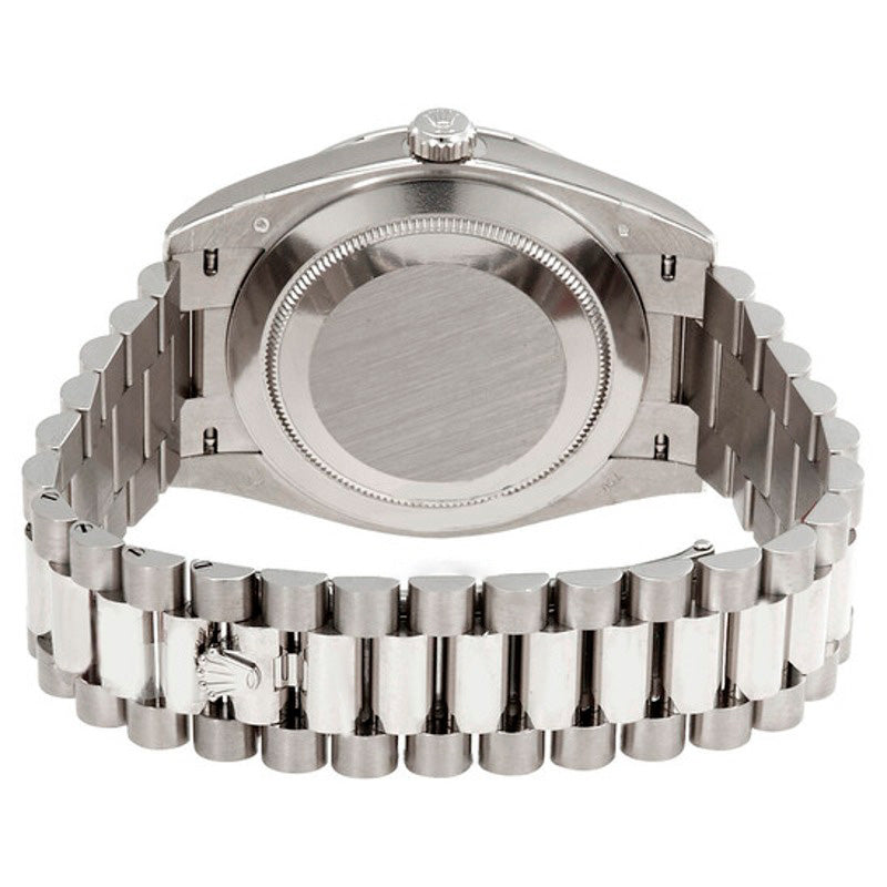 Relógio Day-Date 40 Automático Diamante Mostrador Branco 40 mm - Mercado de Luxo - O Maior E-Commerce de Bens, Produtos e Serviços de Luxo do Brasil.