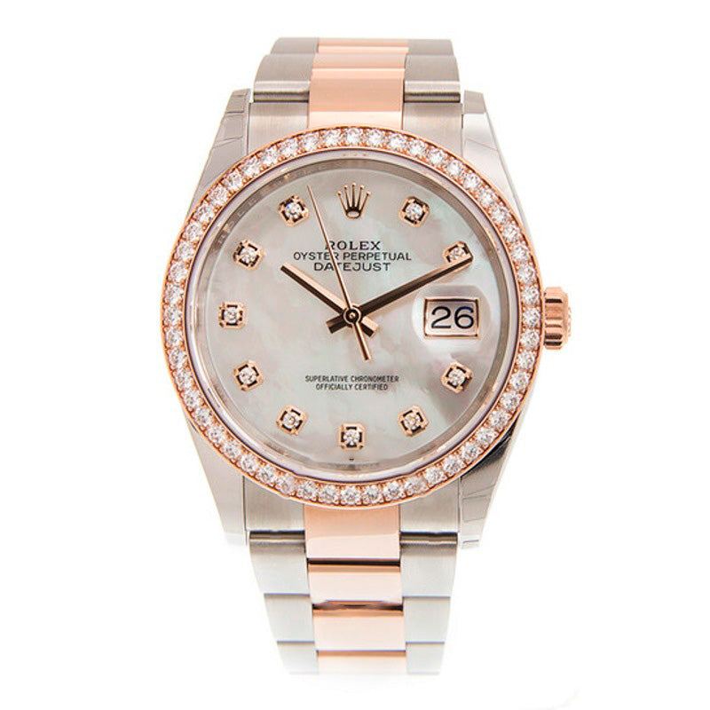 Relógio Datejust 36 Mostrador de Diamante em Madrepérola 36 mm - Mercado de Luxo - O Maior E-Commerce de Bens, Produtos e Serviços de Luxo do Brasil.