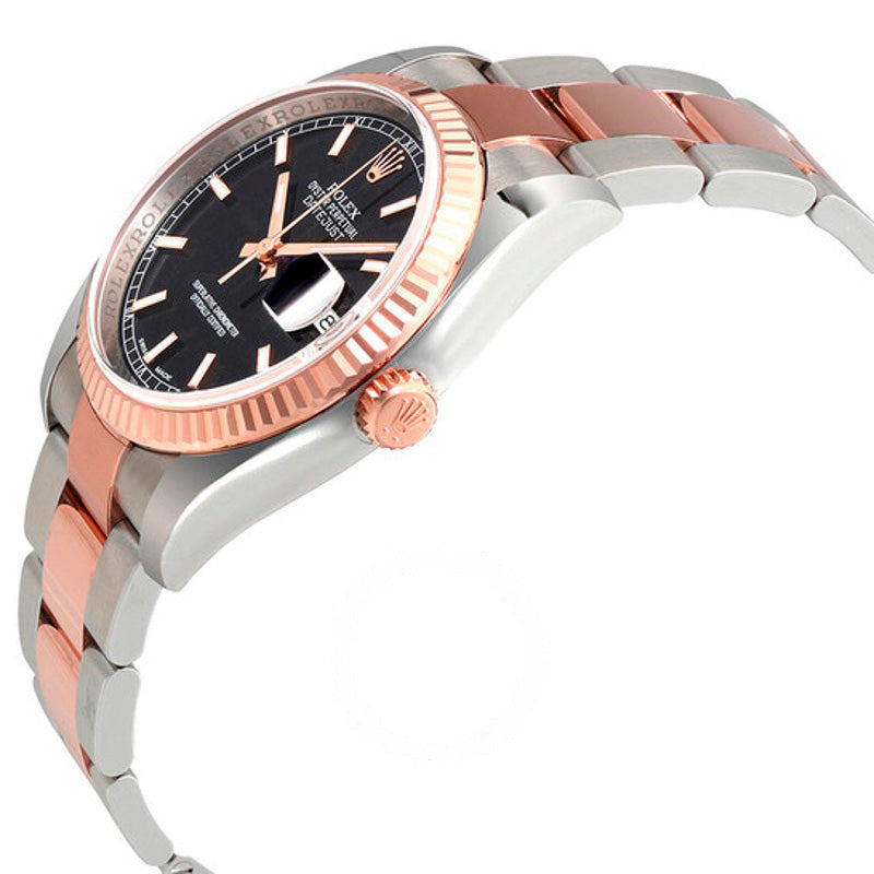 Relógio Oyster Perpetual Datejust 36 Mostrador Preto 36 mm - Mercado de Luxo - O Maior E-Commerce de Bens, Produtos e Serviços de Luxo do Brasil.
