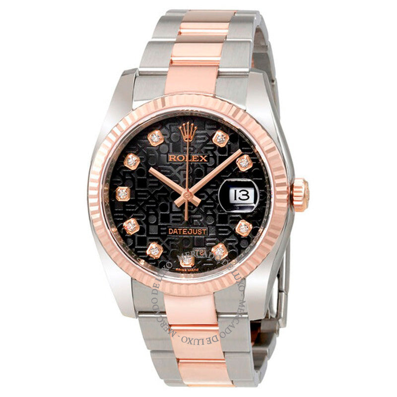 Relógio Oyster Perpetual Datejust 36 Mostrador Preto 36 mm - Mercado de Luxo - O Maior E-Commerce de Bens, Produtos e Serviços de Luxo do Brasil.