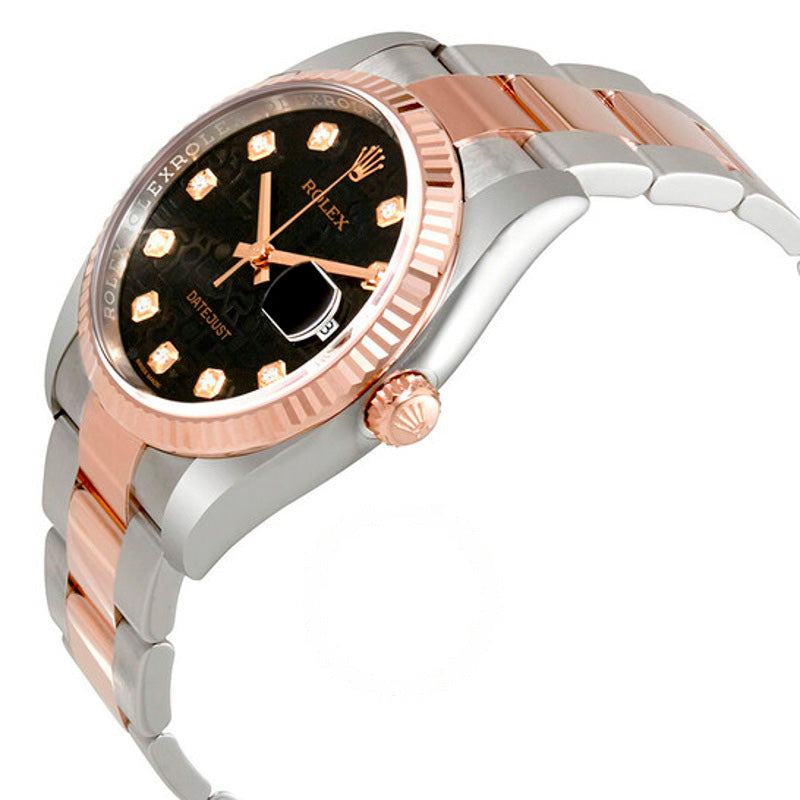 Relógio Oyster Perpetual Datejust 36 Mostrador Preto 36 mm - Mercado de Luxo - O Maior E-Commerce de Bens, Produtos e Serviços de Luxo do Brasil.