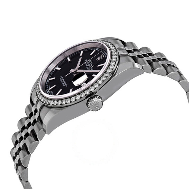 Relógio Oyster Perpetual Datejust 36 Mostrador Preto 36 mm - Mercado de Luxo - O Maior E-Commerce de Bens, Produtos e Serviços de Luxo do Brasil.
