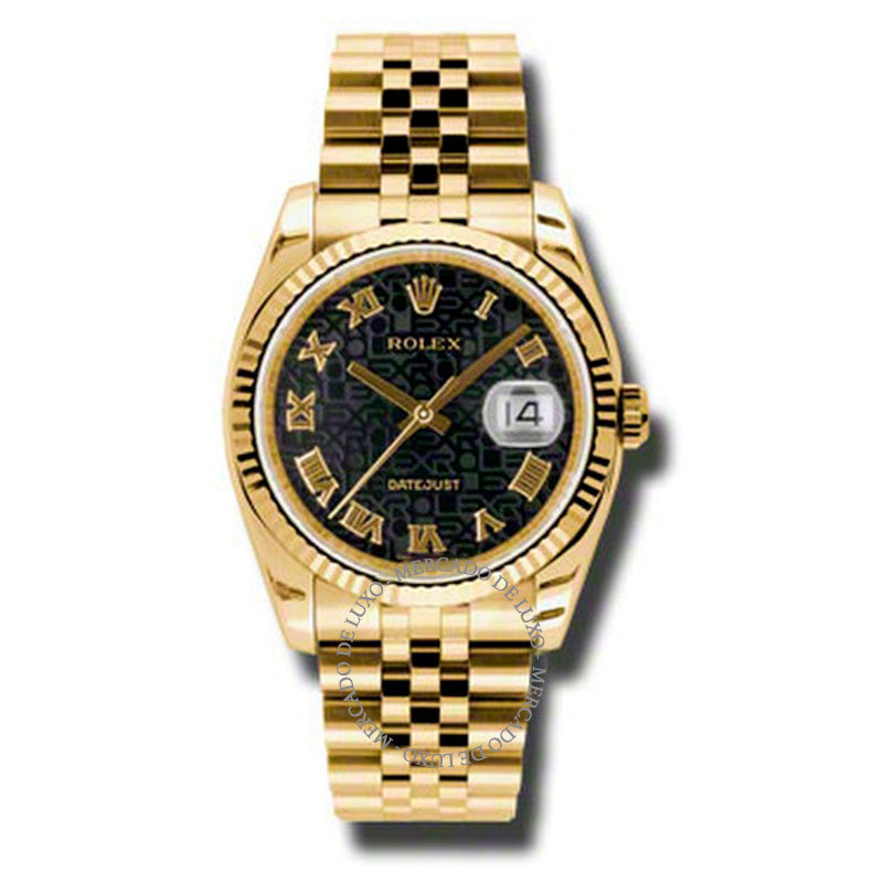 Relógio Oyster Perpetual Datejust 36 Mostrador Preto 36 mm - Mercado de Luxo - O Maior E-Commerce de Bens, Produtos e Serviços de Luxo do Brasil.