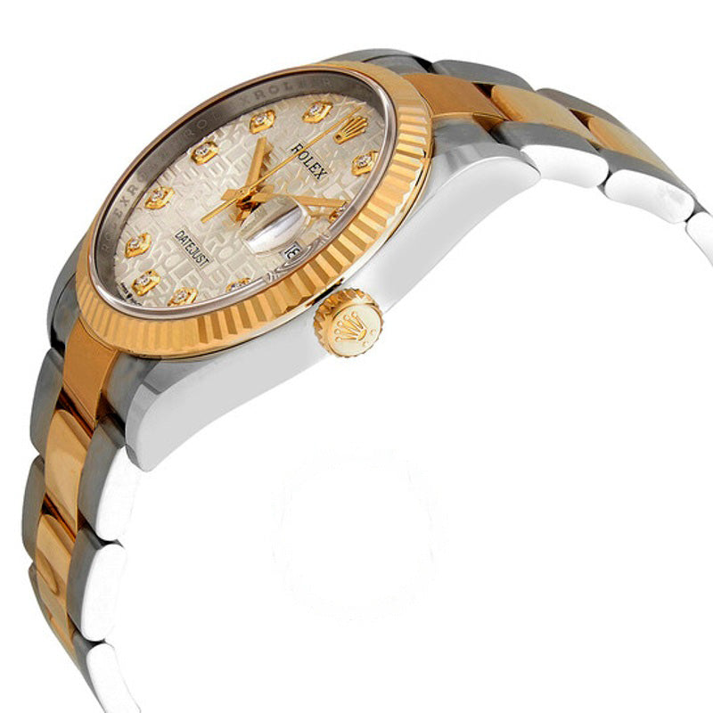 Relógio Datejust 36 Jubileu de Prata Mostrador de Diamante 36 mm - Mercado de Luxo - O Maior E-Commerce de Bens, Produtos e Serviços de Luxo do Brasil.