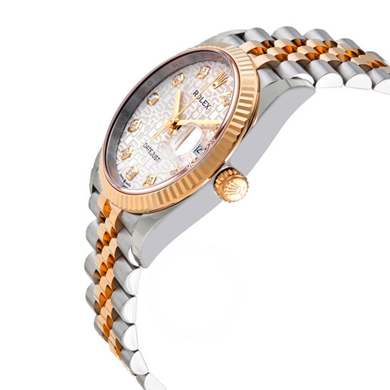 Relógio Datejust 36 Jubileu de Prata Mostrador de Diamante 36 mm - Mercado de Luxo - O Maior E-Commerce de Bens, Produtos e Serviços de Luxo do Brasil.