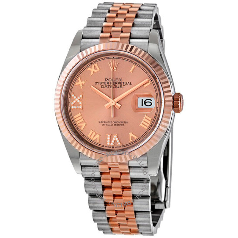 Relógio Datejust 36 Automático Mostrador Diamante Rosa 36 mm - Mercado de Luxo - O Maior E-Commerce de Bens, Produtos e Serviços de Luxo do Brasil.