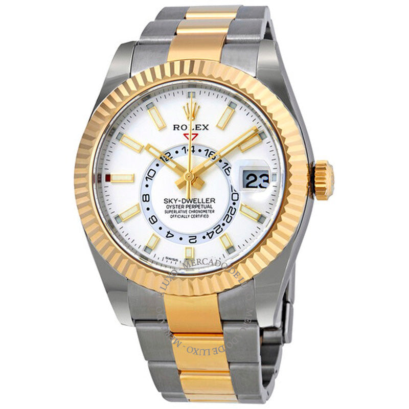 Relógio Oyster Perpetual Sky-Dweller Automático 42 mm - Mercado de Luxo - O Maior E-Commerce de Bens, Produtos e Serviços de Luxo do Brasil.