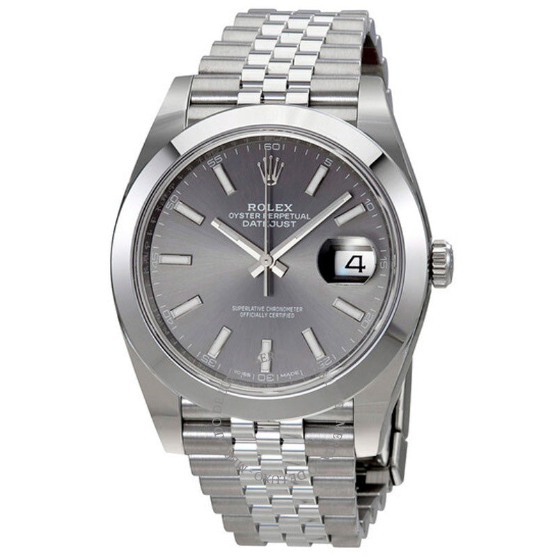 Relógio Oyster Perpetual Datejust Mostrador de Ródio 41 mm - Mercado de Luxo - O Maior E-Commerce de Bens, Produtos e Serviços de Luxo do Brasil.