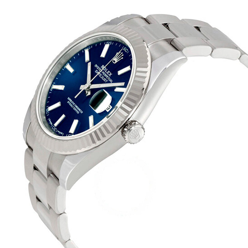 Relógio Oyster Perpetual Datejust 41 Mostrador Azul 41 mm - Mercado de Luxo - O Maior E-Commerce de Bens, Produtos e Serviços de Luxo do Brasil.
