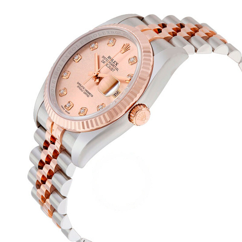 Relógio Oyster Perpetual Datejust 36 Mostrador Rosa 36 mm - Mercado de Luxo - O Maior E-Commerce de Bens, Produtos e Serviços de Luxo do Brasil.
