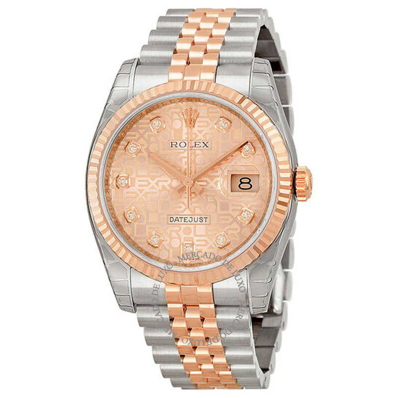 Relógio Oyster Perpetual Datejust 36 Mostrador Rosa 36 mm - Mercado de Luxo - O Maior E-Commerce de Bens, Produtos e Serviços de Luxo do Brasil.