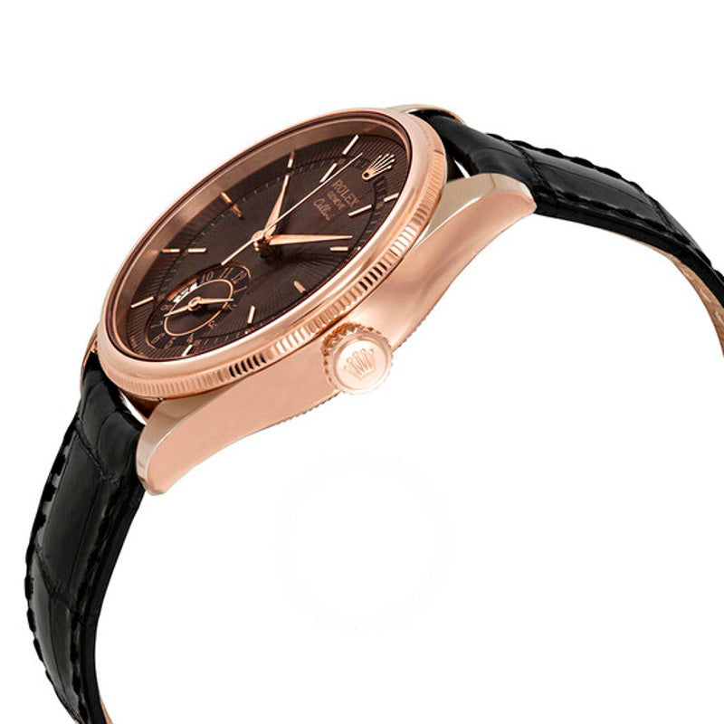 Relógio Cellini Dual Time Automático Mostrador Marrom 39 mm - Mercado de Luxo - O Maior E-Commerce de Bens, Produtos e Serviços de Luxo do Brasil.
