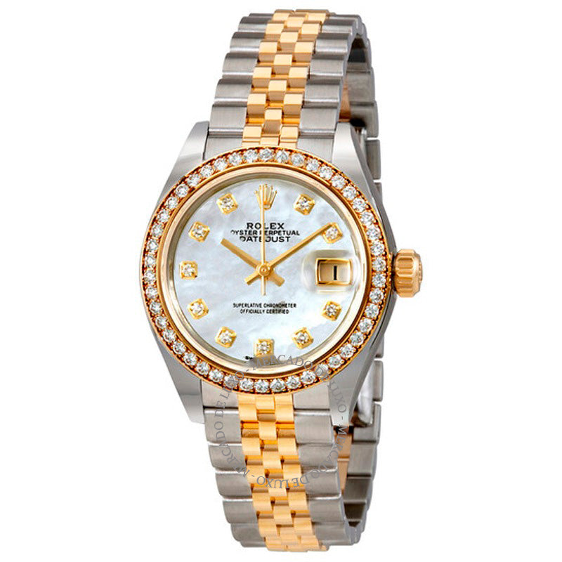 Relógio Lady Datejust Madrepérola Diamante 28 mm - Mercado de Luxo - O Maior E-Commerce de Bens, Produtos e Serviços de Luxo do Brasil.