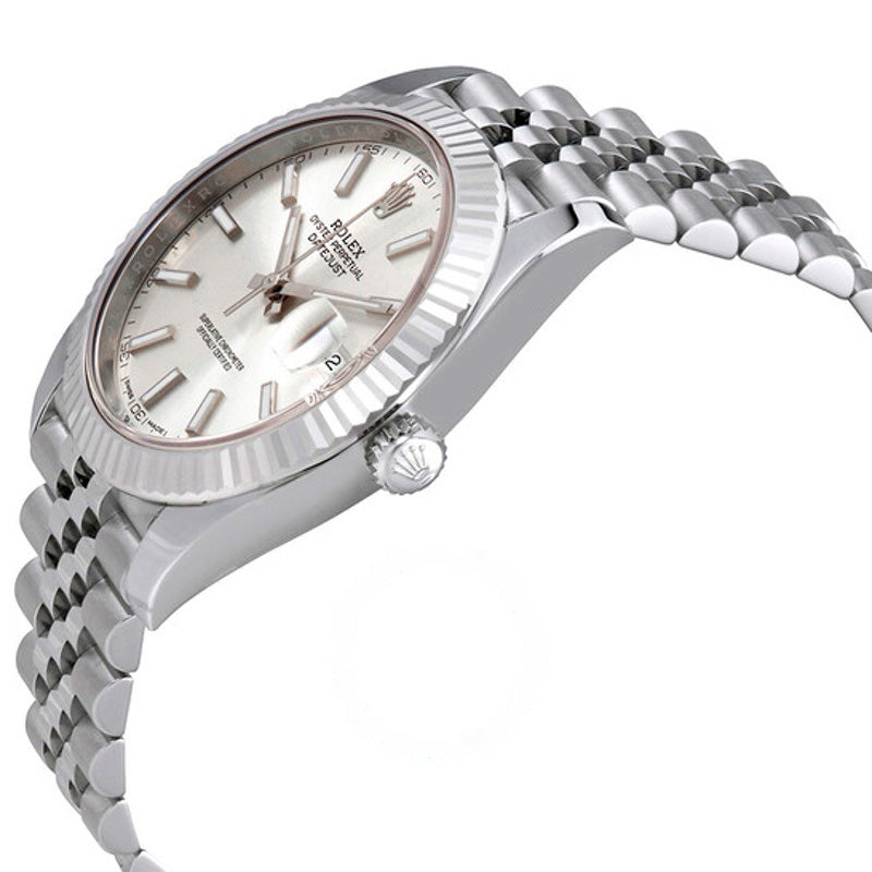 Relógio Oyster Perpetual Datejust Mostrador Prateado 41 mm - Mercado de Luxo - O Maior E-Commerce de Bens, Produtos e Serviços de Luxo do Brasil.