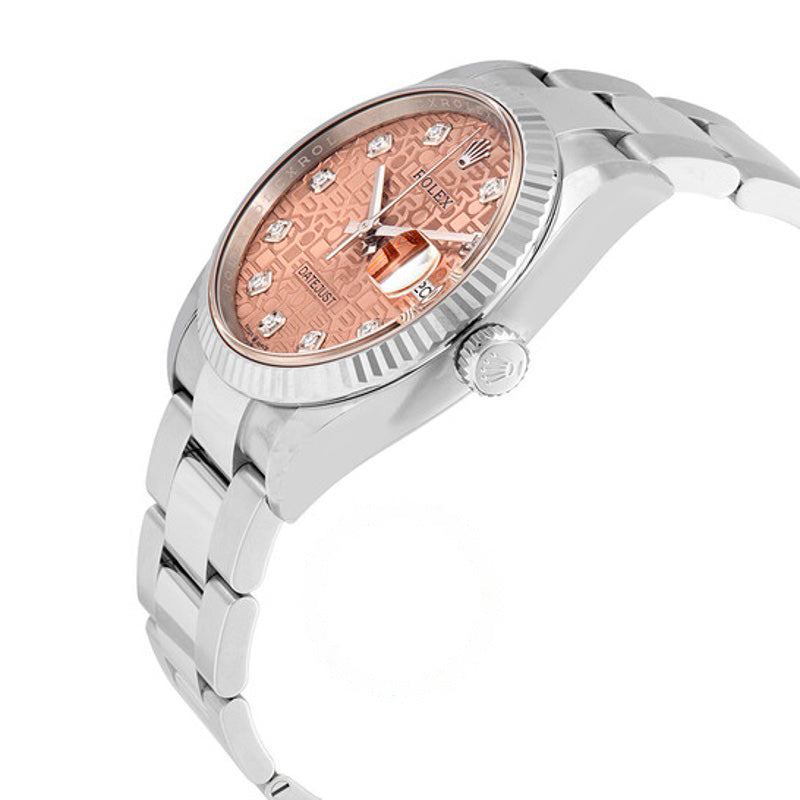 Relógio Datejust 36 Mostrador de Diamante Rosa Jubilee 36 mm - Mercado de Luxo - O Maior E-Commerce de Bens, Produtos e Serviços de Luxo do Brasil.