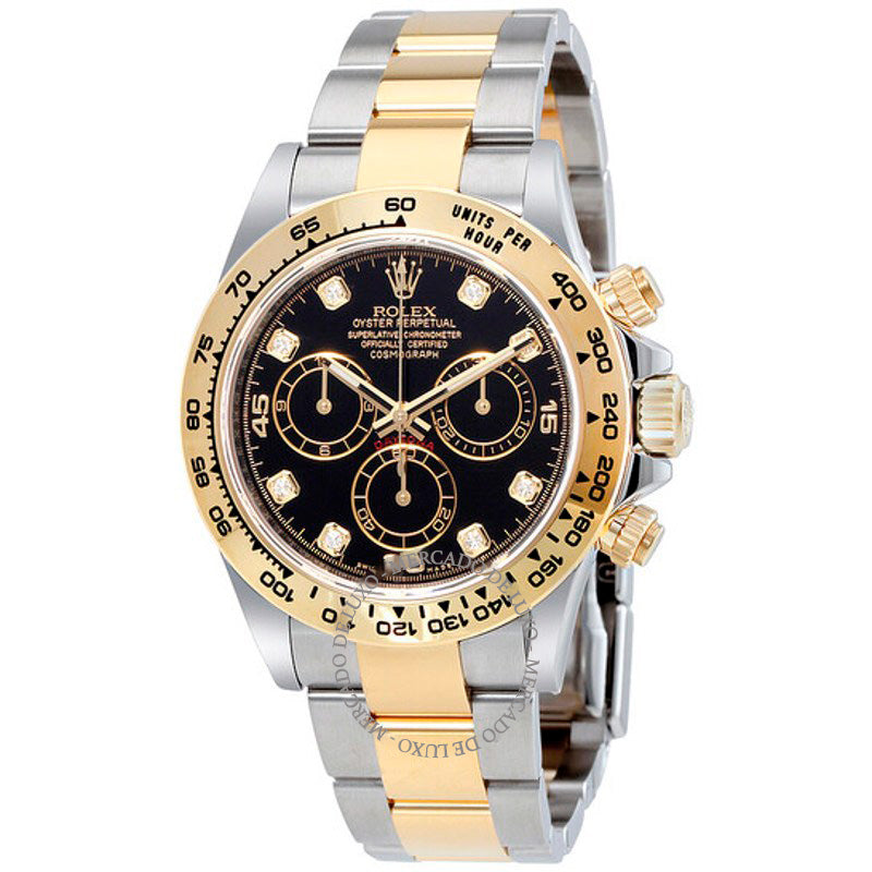 Relógio Cosmograph Daytona Mostrador Diamante Preto 40 mm - Mercado de Luxo - O Maior E-Commerce de Bens, Produtos e Serviços de Luxo do Brasil.