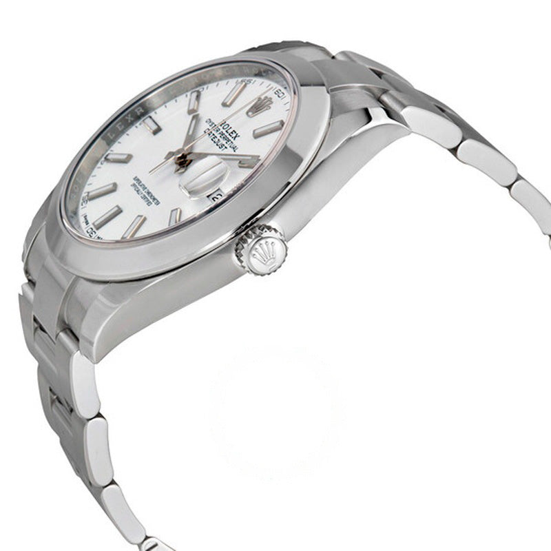 Relógio Oyster Perpetual Datejust Mostrador Branco 41 mm - Mercado de Luxo - O Maior E-Commerce de Bens, Produtos e Serviços de Luxo do Brasil.