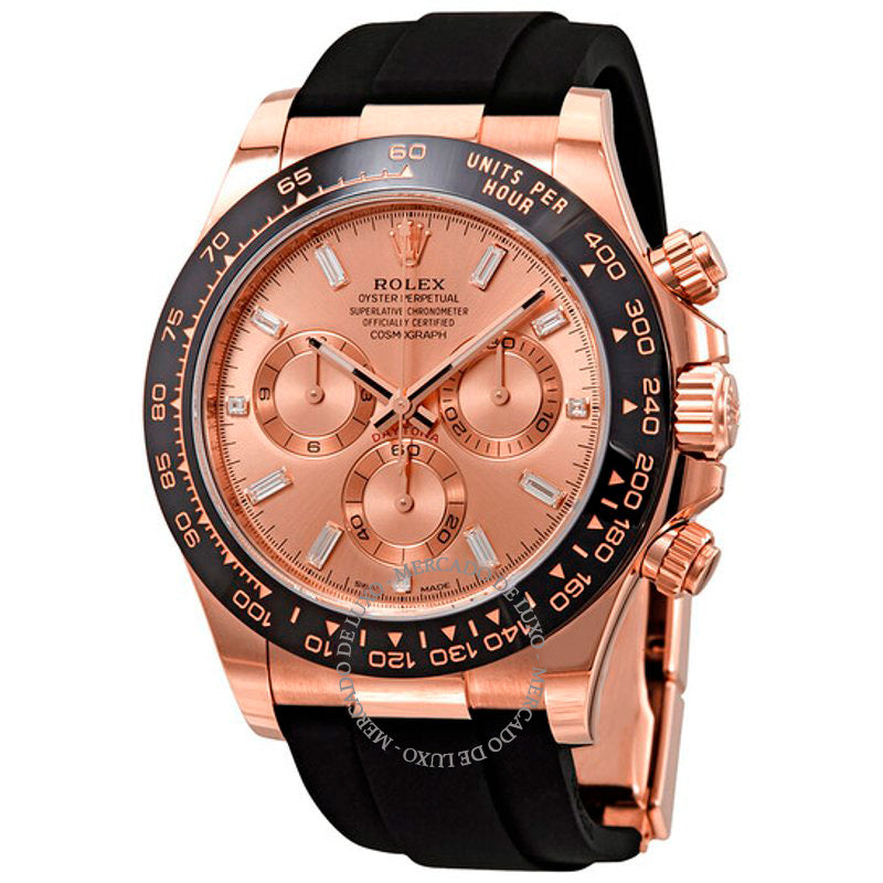 Relógio Cosmograph Daytona Mostrador Diamante Rosa 40 mm - Mercado de Luxo - O Maior E-Commerce de Bens, Produtos e Serviços de Luxo do Brasil.