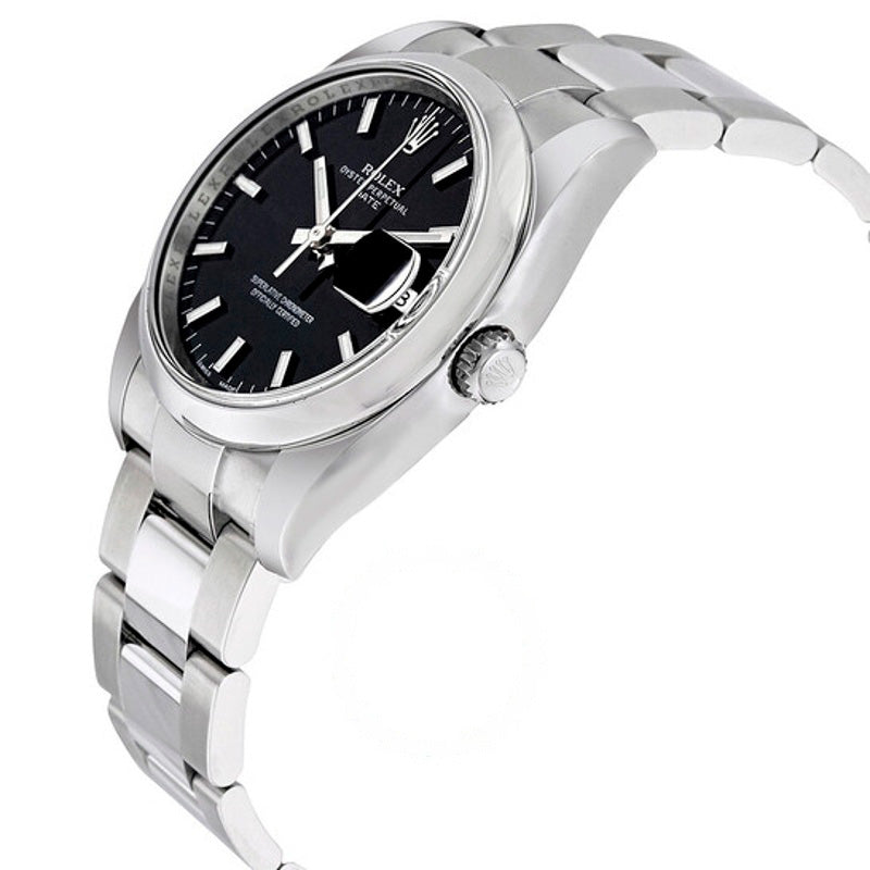 Relógio Oyster Perpetual Date 34 Mostrador Preto 34 mm - Mercado de Luxo - O Maior E-Commerce de Bens, Produtos e Serviços de Luxo do Brasil.