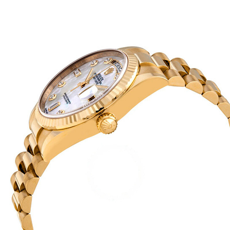 Relógio Mostrador em madrepérola branca Day-Date 36 mm - Mercado de Luxo - O Maior E-Commerce de Bens, Produtos e Serviços de Luxo do Brasil.