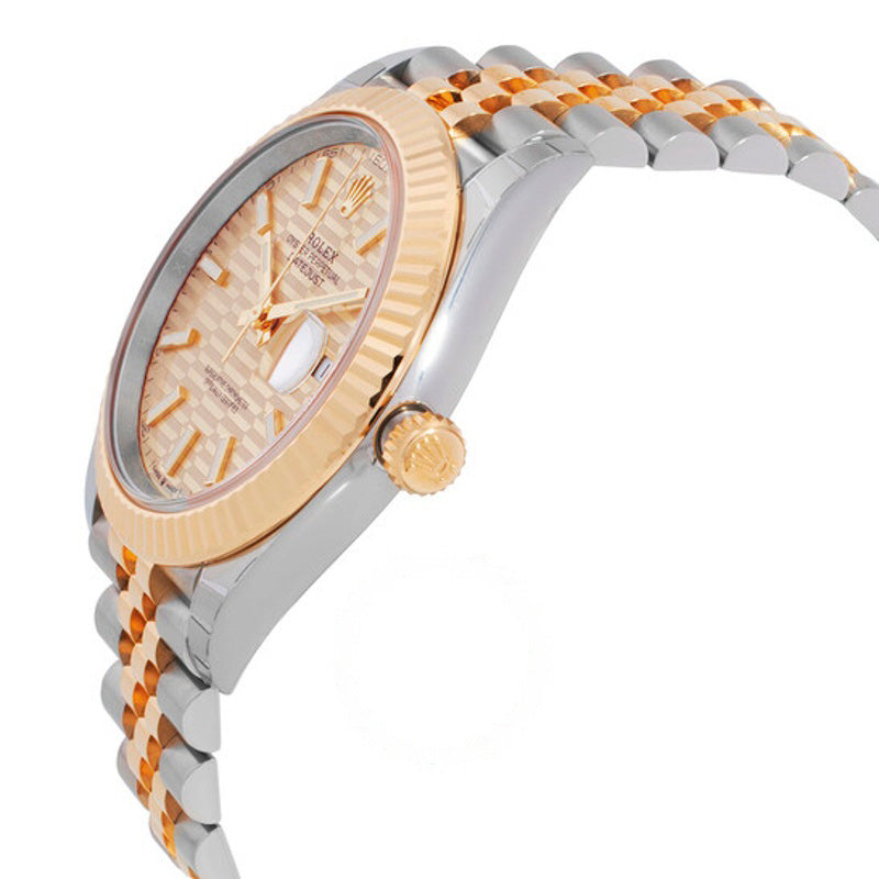 Relógio Datejust 41 Mostrador Dourado com Motivo Canelado 41 mm - Mercado de Luxo - O Maior E-Commerce de Bens, Produtos e Serviços de Luxo do Brasil.