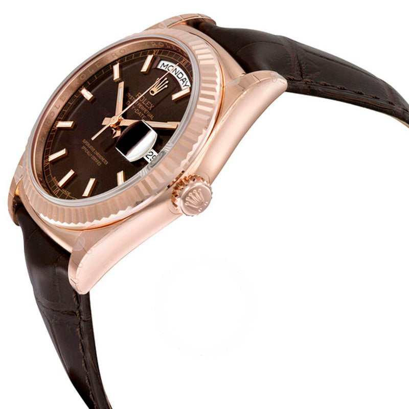 Relógio Mostrador Day-Date President Chocolate 36 mm - Mercado de Luxo - O Maior E-Commerce de Bens, Produtos e Serviços de Luxo do Brasil.