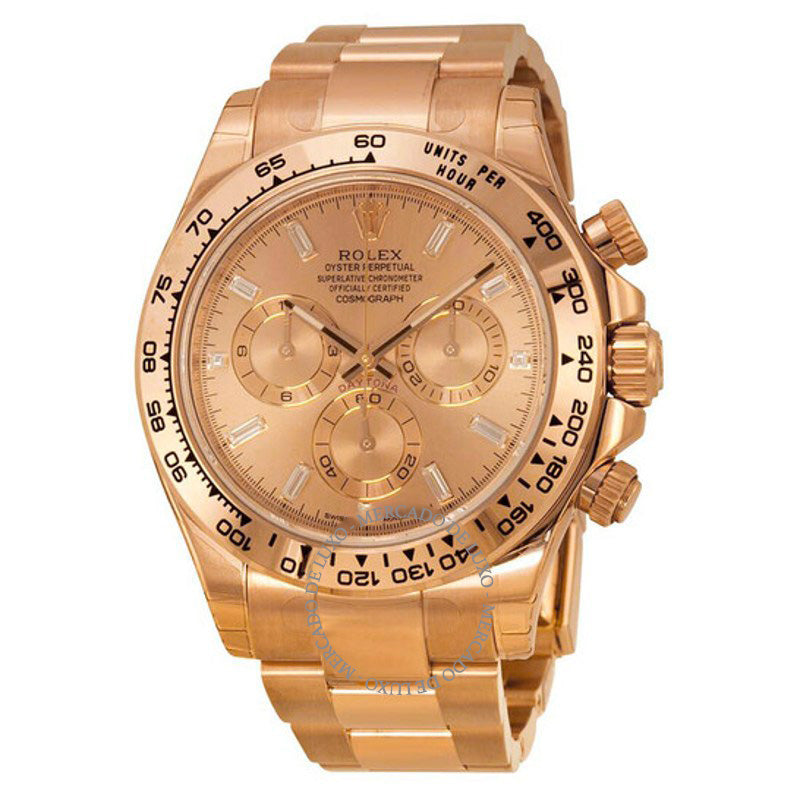 Relógio Cosmograph Daytona Mostrador em Ouro Rosa  - Mercado de Luxo - O Maior E-Commerce de Bens, Produtos e Serviços de Luxo do Brasil.