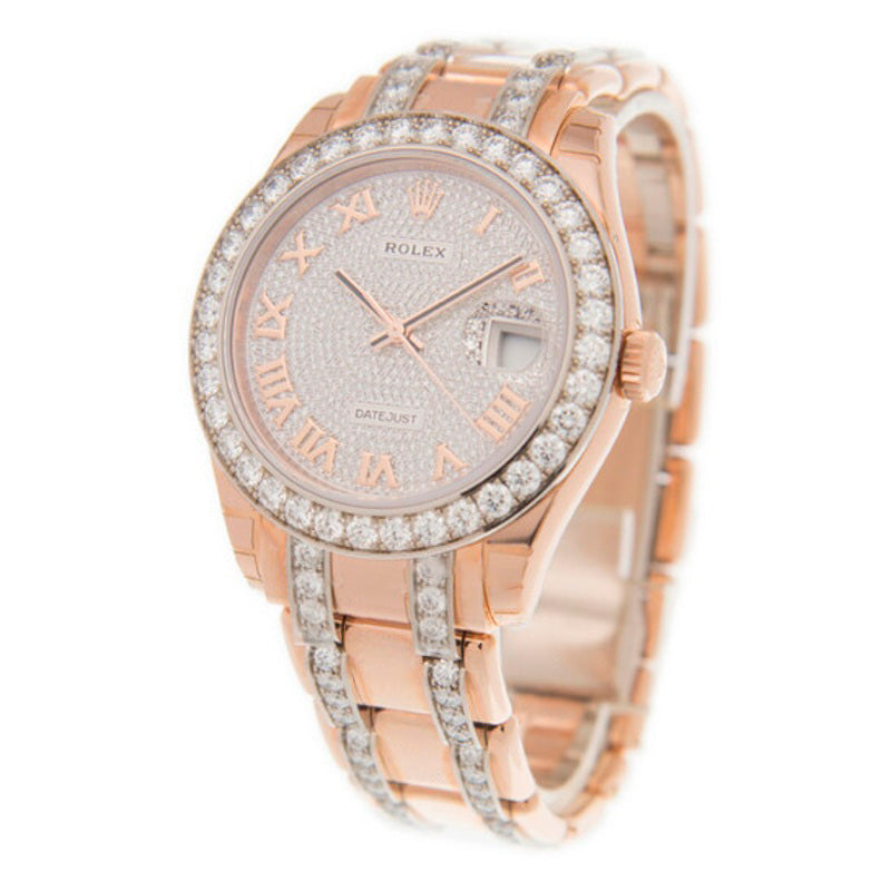 Relógio Pearlmaster 39 Mostrador Pavê de Diamantes 39 mm - Mercado de Luxo - O Maior E-Commerce de Bens, Produtos e Serviços de Luxo do Brasil.