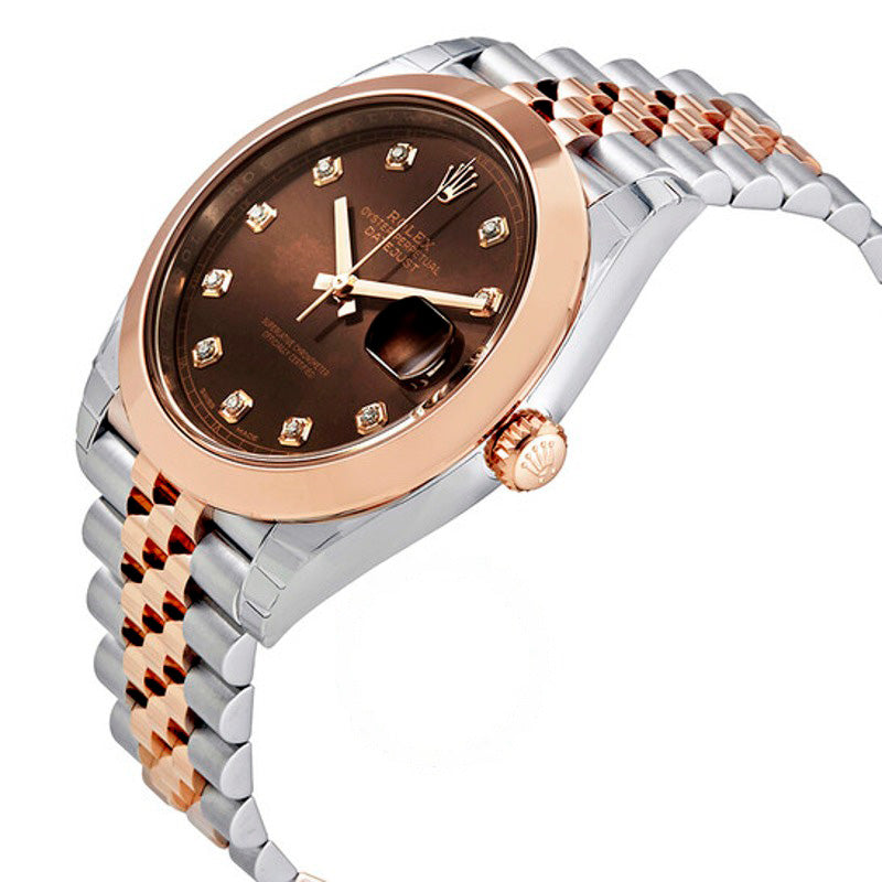 Relógio Datejust 41 Mostrador Marrom Chocolate 41 mm - Mercado de Luxo - O Maior E-Commerce de Bens, Produtos e Serviços de Luxo do Brasil.