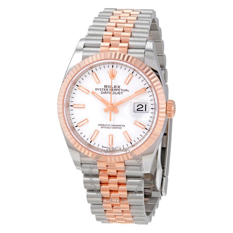 Relógio Datejust 36 Automático Mostrador Branco 36 mm - Mercado de Luxo - O Maior E-Commerce de Bens, Produtos e Serviços de Luxo do Brasil.