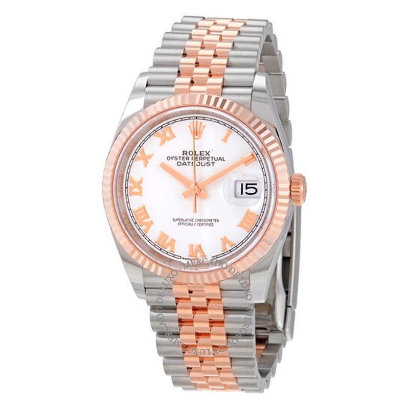 Relógio Datejust 36 Automático Mostrador Branco 36 mm - Mercado de Luxo - O Maior E-Commerce de Bens, Produtos e Serviços de Luxo do Brasil.