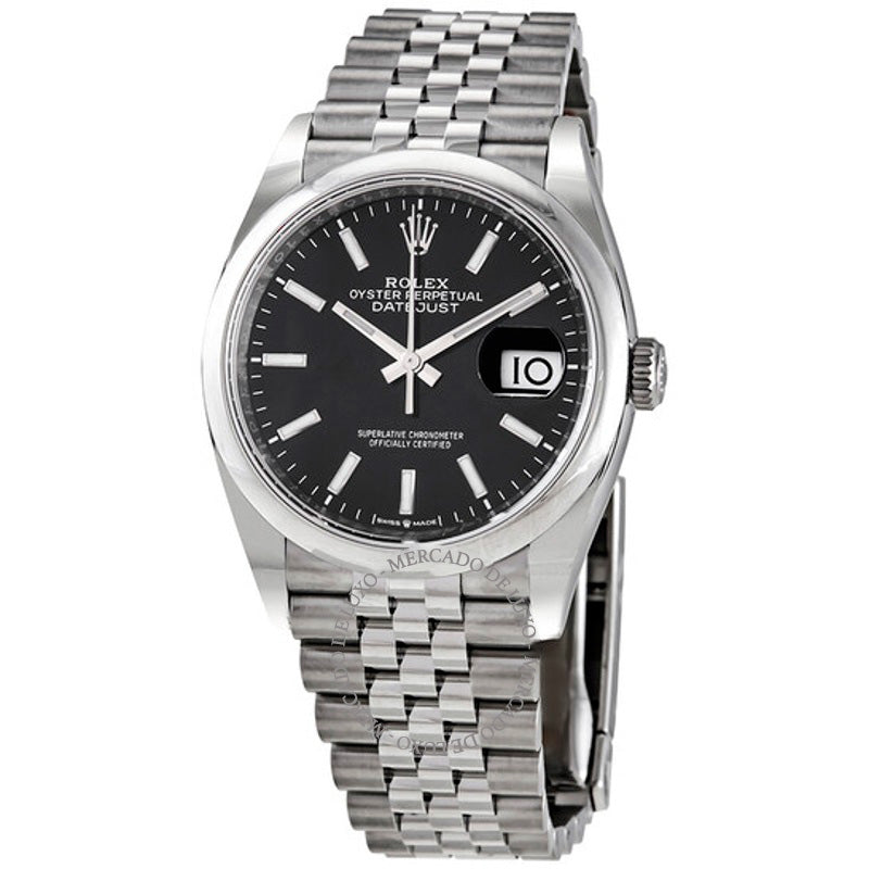 Relógio Datejust 36 Automático Mostrador Preto 36 mm - Mercado de Luxo - O Maior E-Commerce de Bens, Produtos e Serviços de Luxo do Brasil.